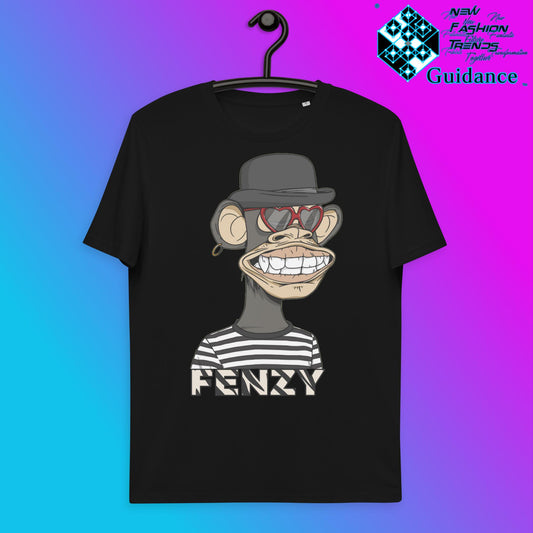 Heartfelt Monkey T-Shirt T-Shirts by XGuidance Black 2