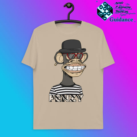 Heartfelt Monkey T-Shirt T-Shirts by XGuidance Desert Dust 7