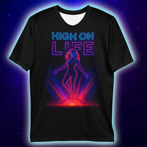High on Life T-Shirt, Neon Festival T-Shirts by XGuidance XS 2