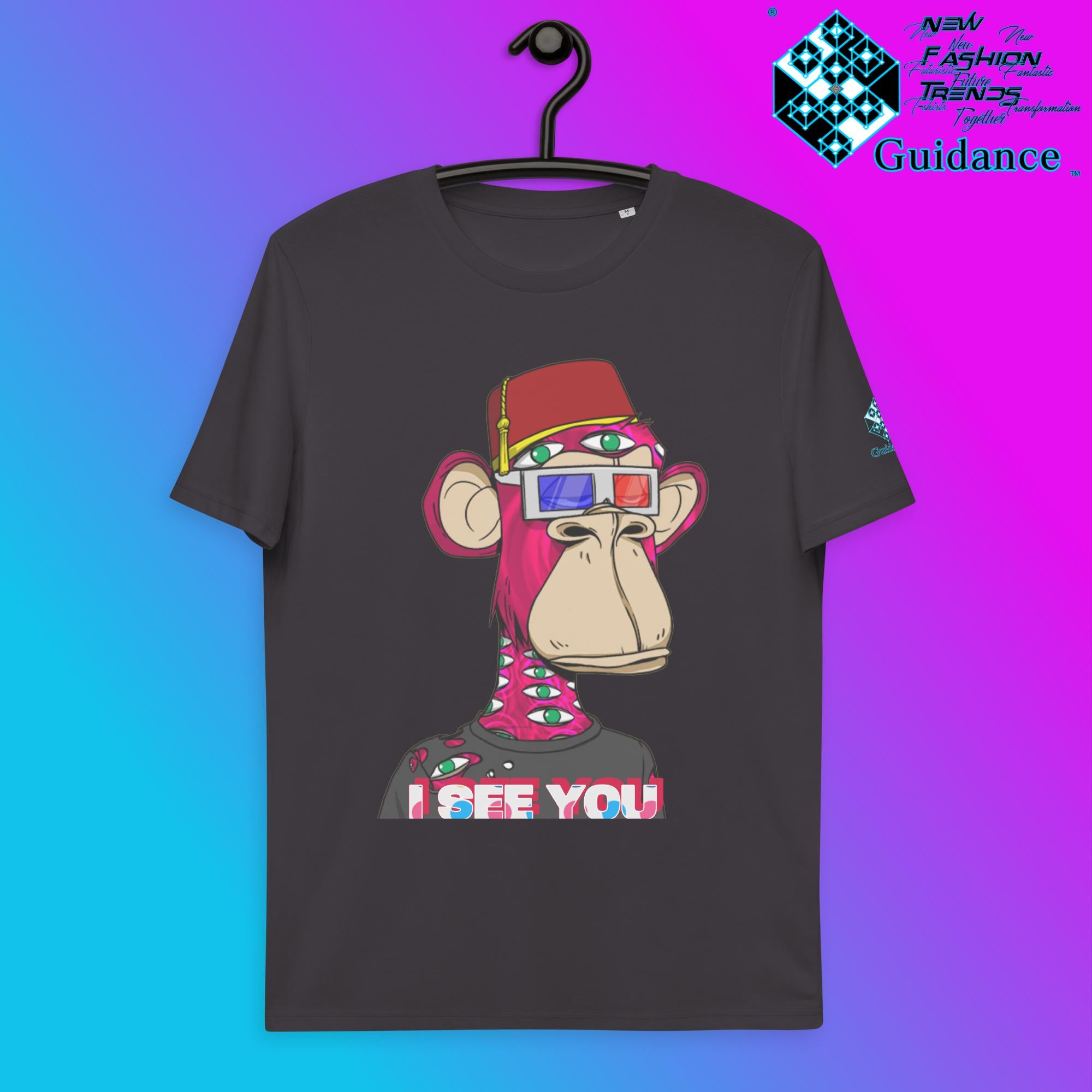 I SEE YOU T-Shirt T-Shirts by XGuidance Anthracite 6
