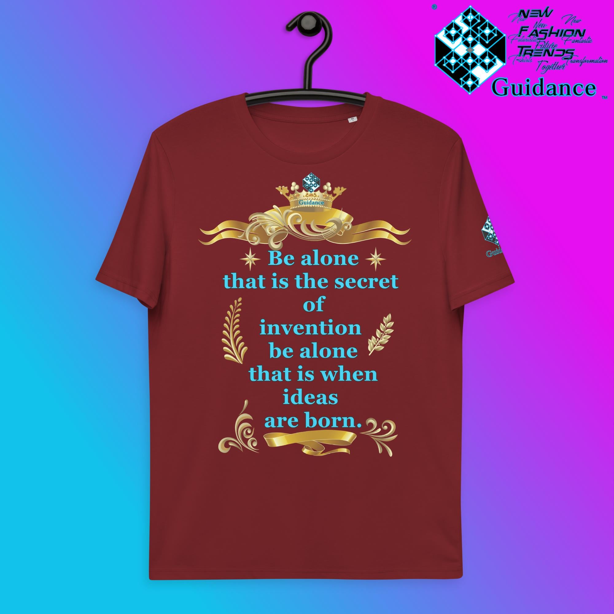 Ideas Born T-Shirt T-Shirts by XGuidance Burgundy 10