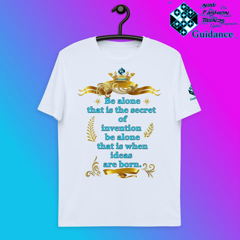 Ideas Born T-Shirt T-Shirts by XGuidance Serene Blue 15