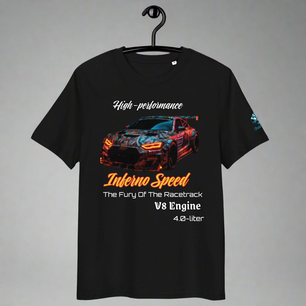 Inferno Speed Demon Tee – V8 Power & Race Camouflage by XGuidance Black 1