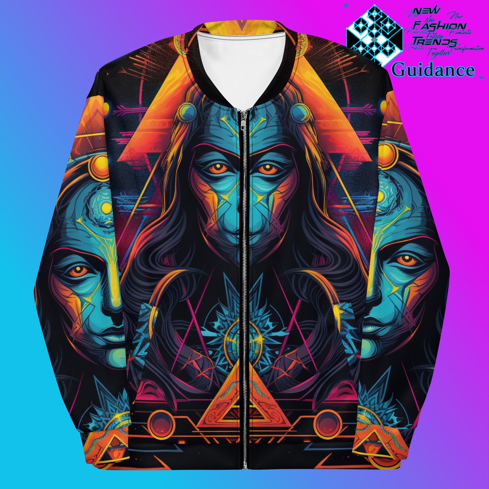 Infinite Grace Bomber Jacket Vintage Festival Style by XGuidance XS 2