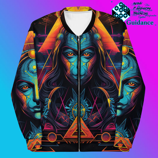 Infinite Grace Bomber Jacket Vintage Festival Style by XGuidance XS 2