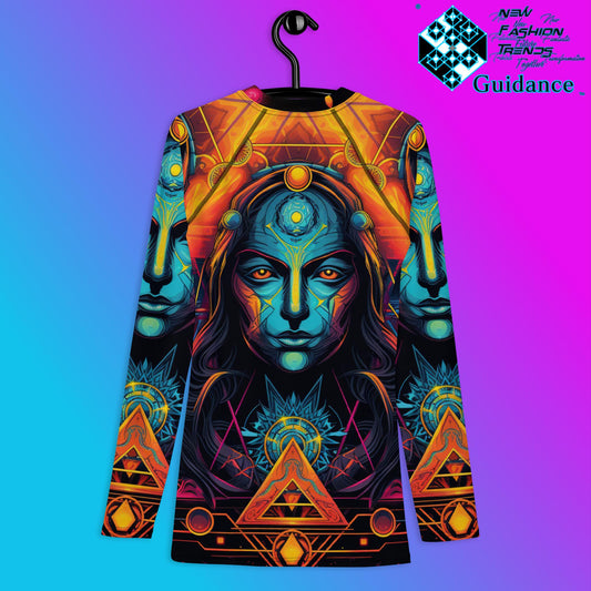 Infinite Grace Psychedelic Long Sleeve Rash Guard by XGuidance XS 2
