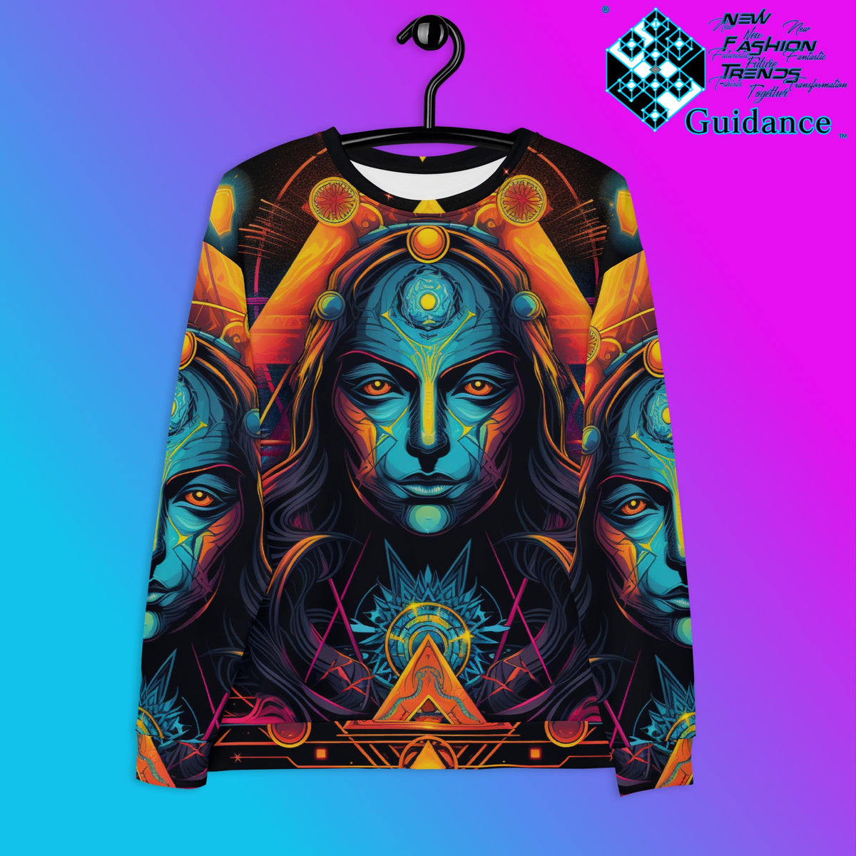 Infinite Grace Sweatshirt – Cosmic Festival Streetwear by XGuidance XS 1