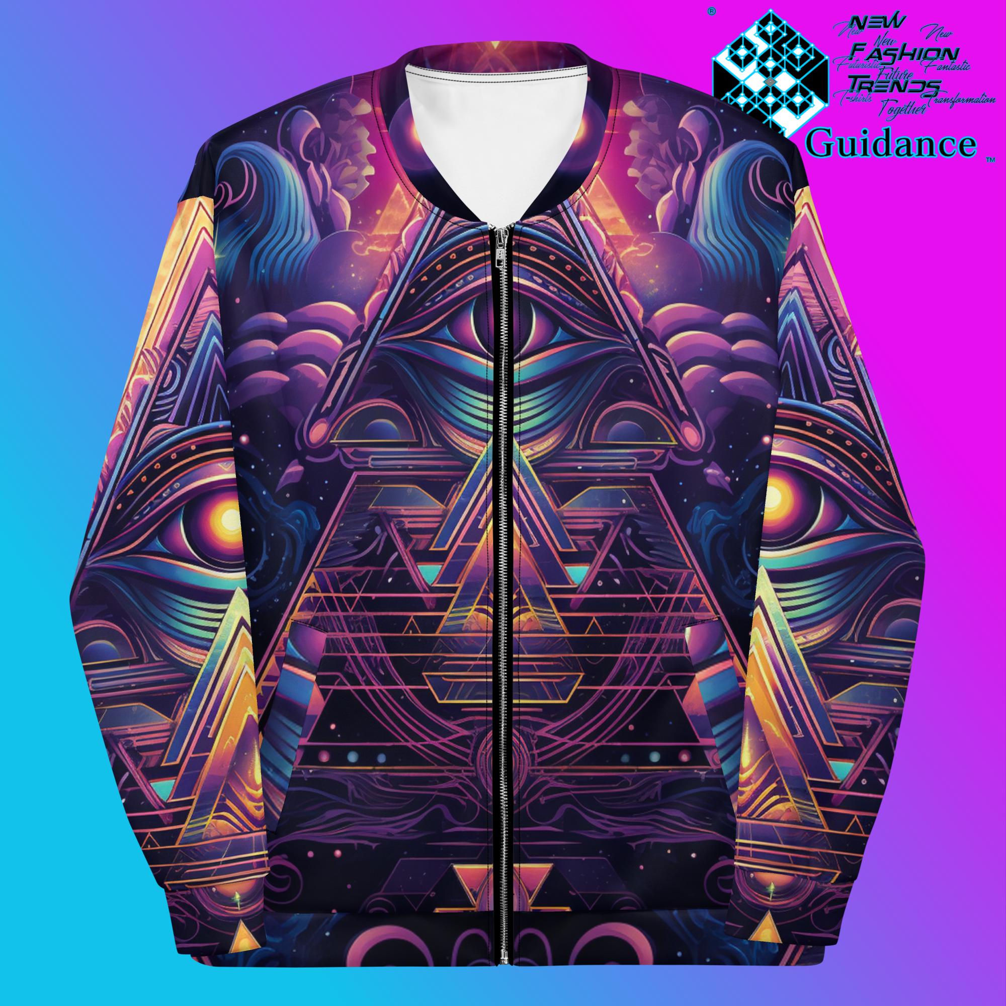 Infinite Radiance Trinity Bomber Jacket Festival Style by XGuidance XS 1