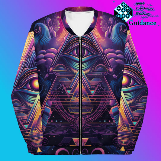 Infinite Radiance Trinity Bomber Jacket Festival Style by XGuidance XS 1