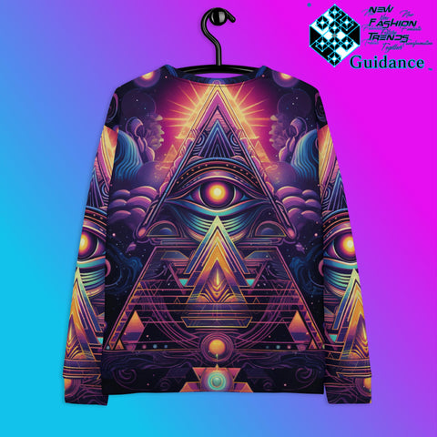 Infinite Radiance Trinity Sweatshirt – Psychedelic Festival Wear by XGuidance XS 2