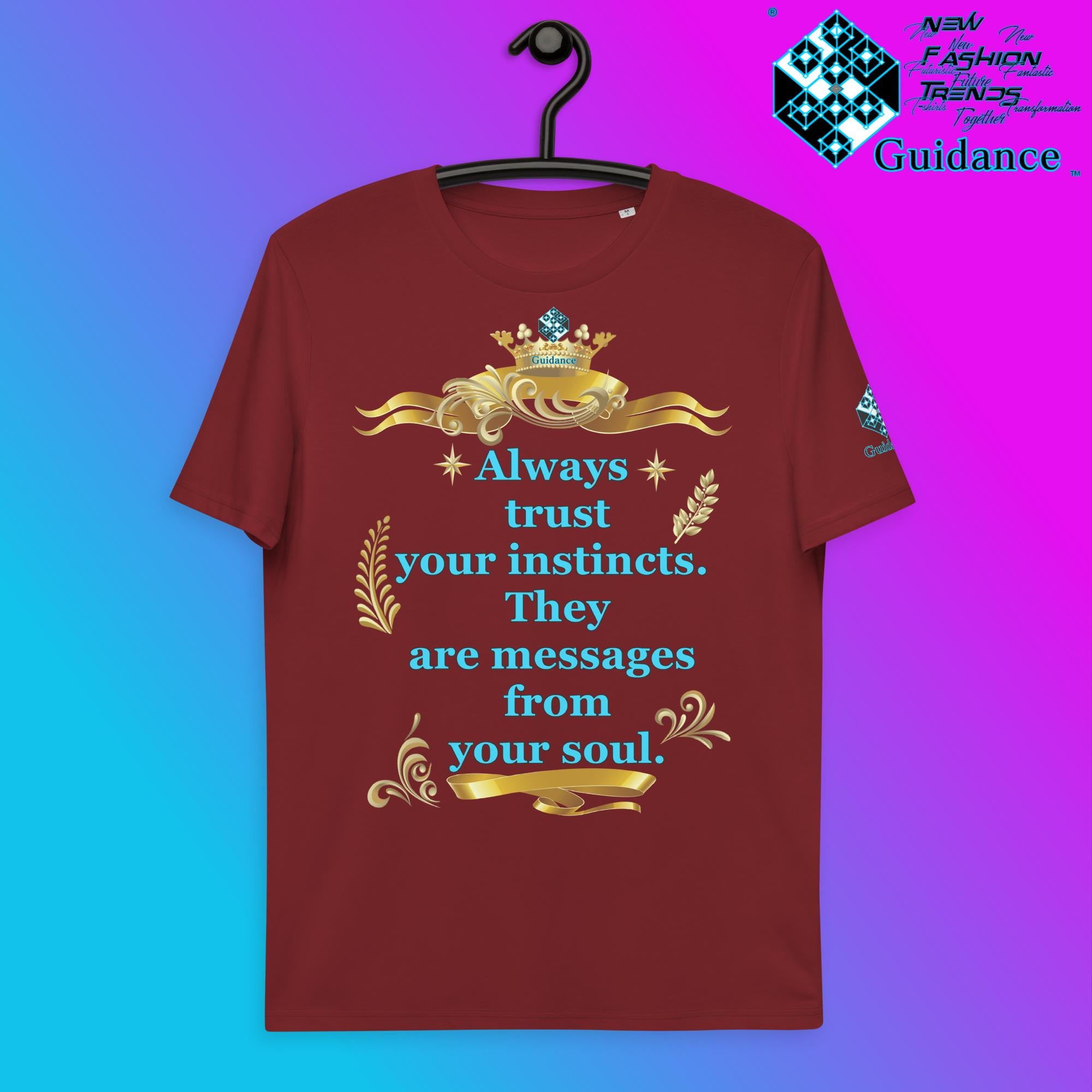Instincts T-Shirt T-Shirts by XGuidance Burgundy 10