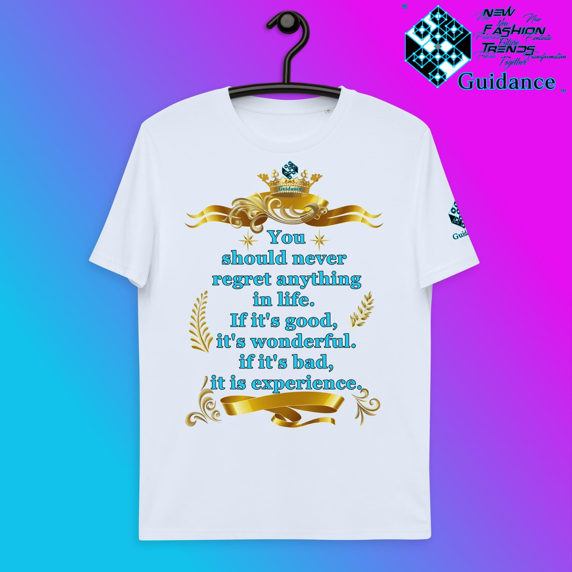 It's Experience T-Shirt T-Shirts by XGuidance Serene Blue 14