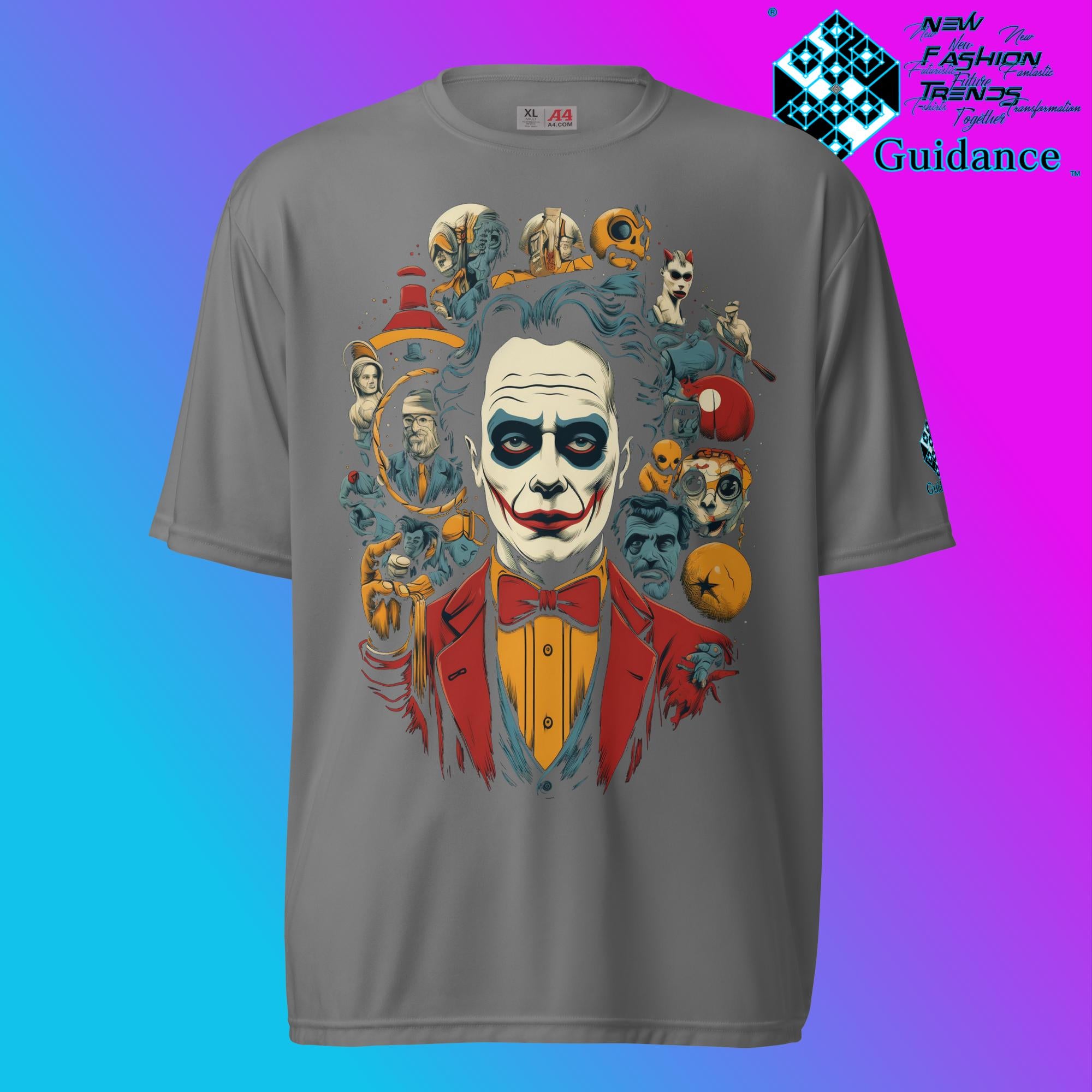 Joker's Jest Graphic T Shirt by XGuidance Graphite 3