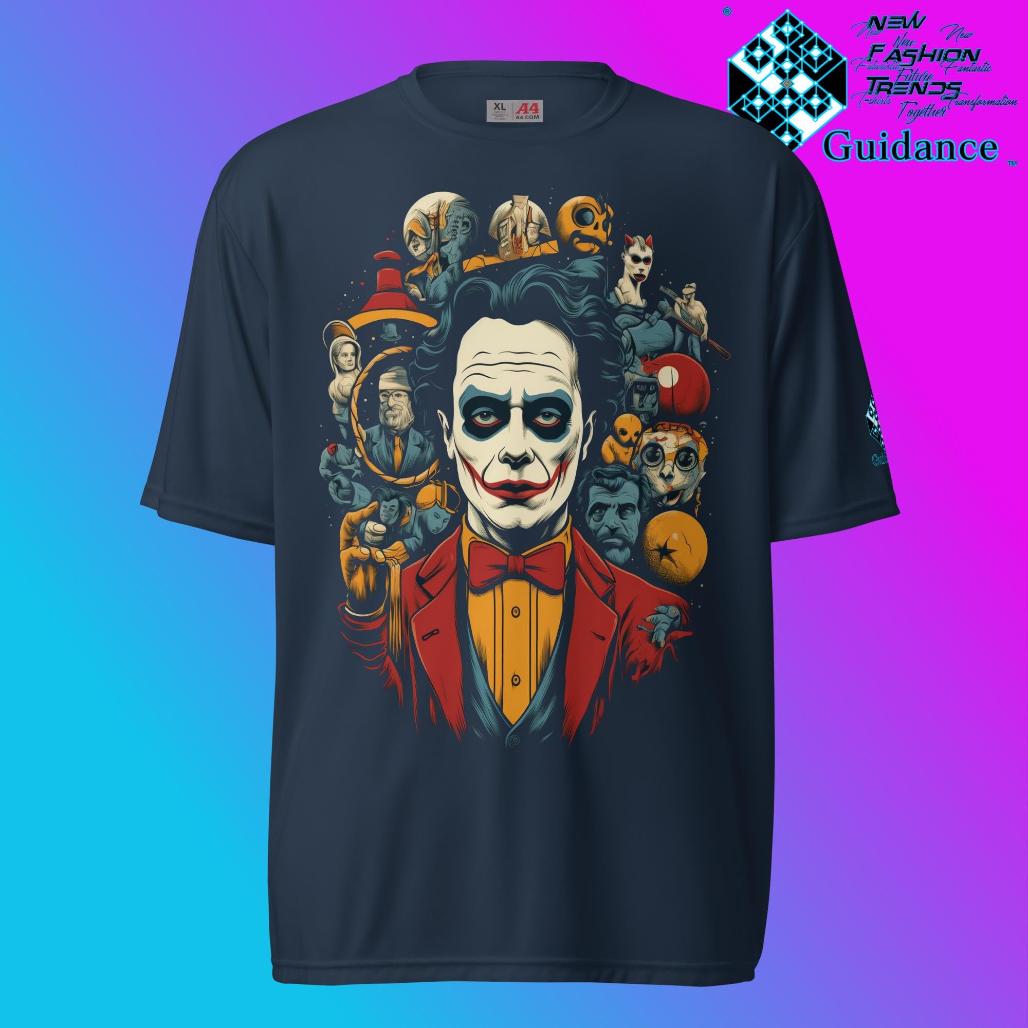 Joker's Jest Graphic T Shirt by XGuidance Navy 4