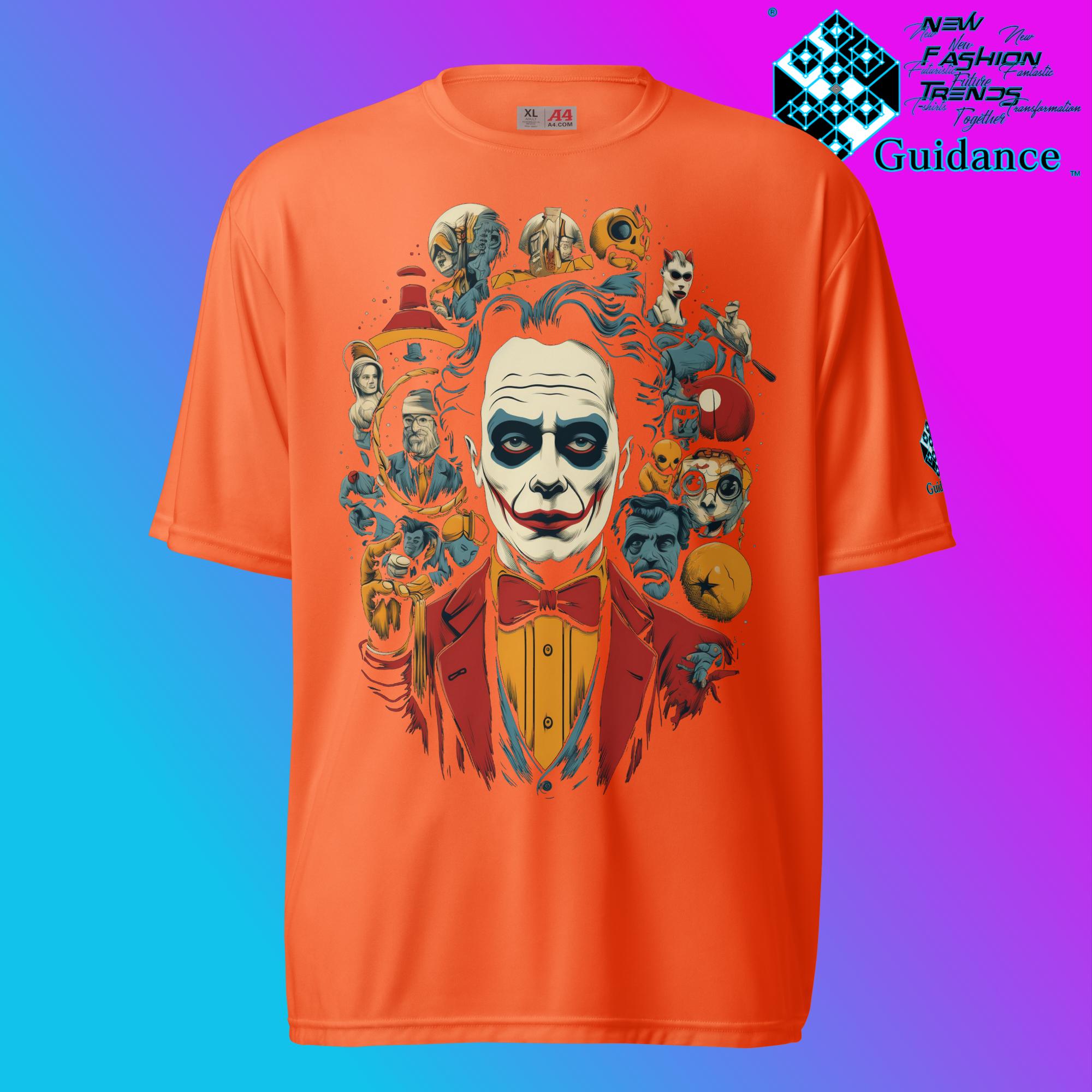 Joker's Jest Graphic T Shirt by XGuidance Safety Orange 8