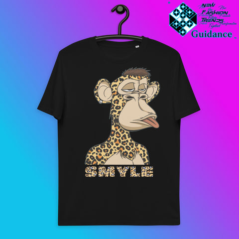Joyful Monkey T-Shirt T-Shirts by XGuidance Black 1