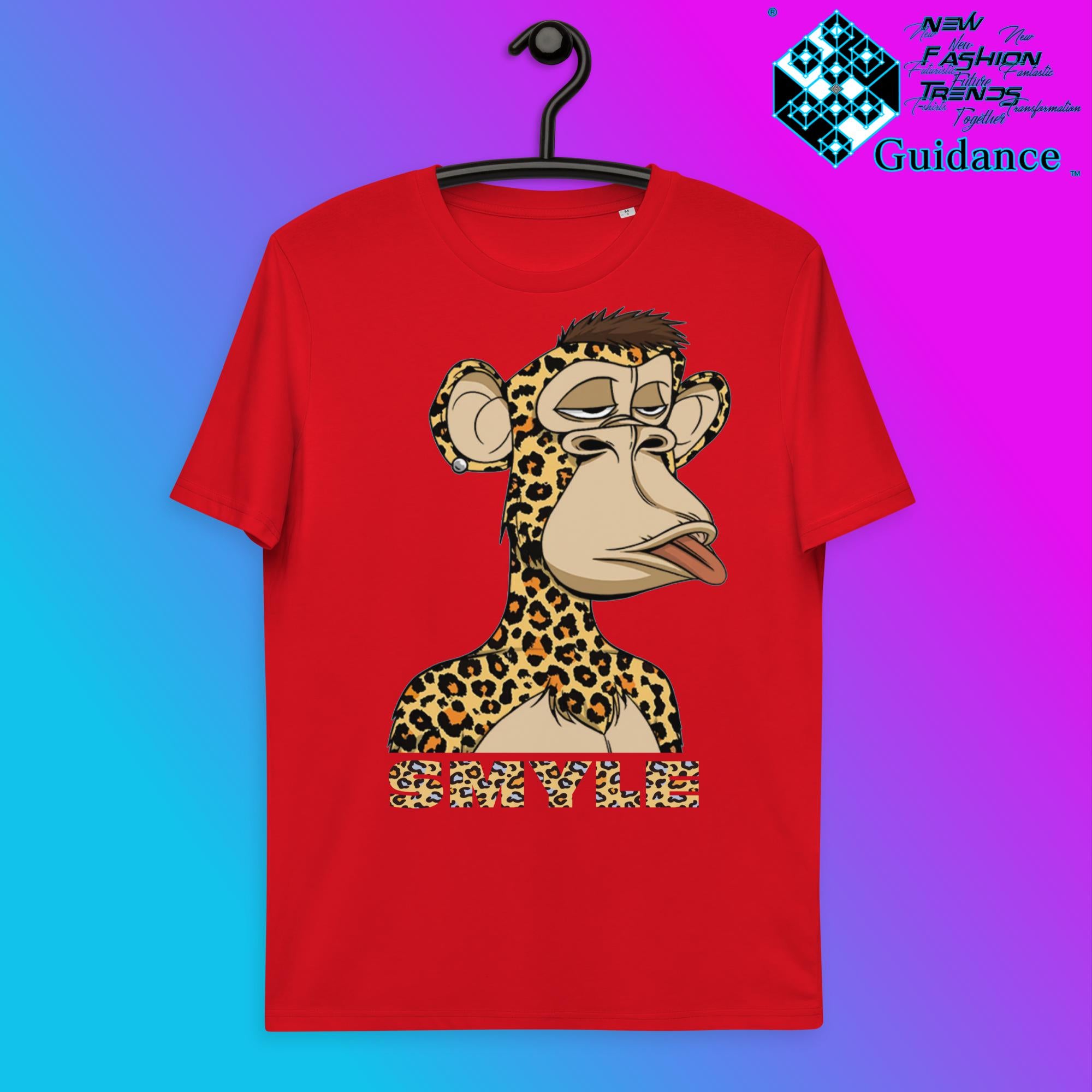 Joyful Monkey T-Shirt T-Shirts by XGuidance Red 4