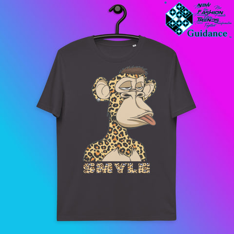 Joyful Monkey T-Shirt T-Shirts by XGuidance Anthracite 6