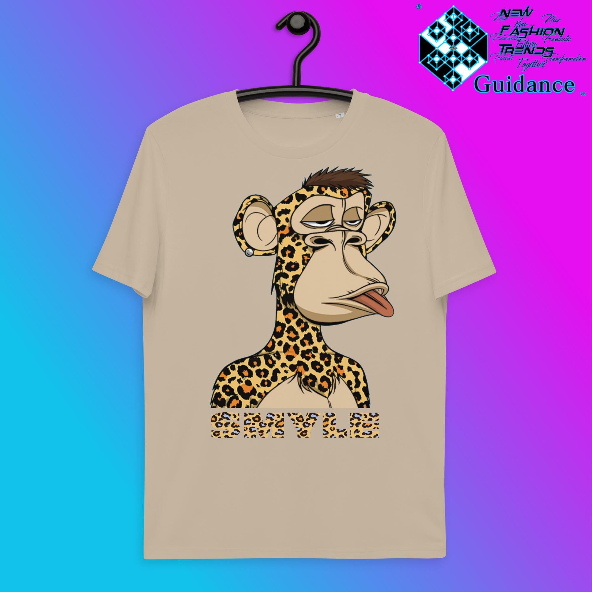 Joyful Monkey T-Shirt T-Shirts by XGuidance Desert Dust 7
