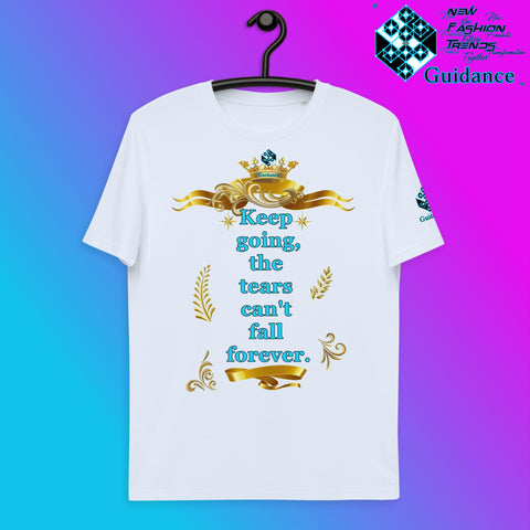 Keep Going T-Shirt T-Shirts by XGuidance Serene Blue 15