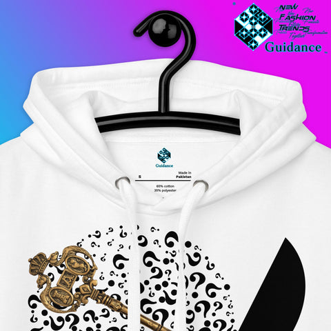 Key to Inquiry Hoodie with Curiosity Design by XGuidance Team Royal 10