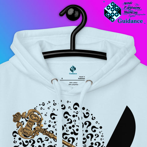 Key to Inquiry Hoodie with Curiosity Design by XGuidance Team Royal 11