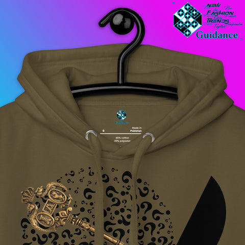 Key to Inquiry Hoodie with Curiosity Design by XGuidance Team Royal 12