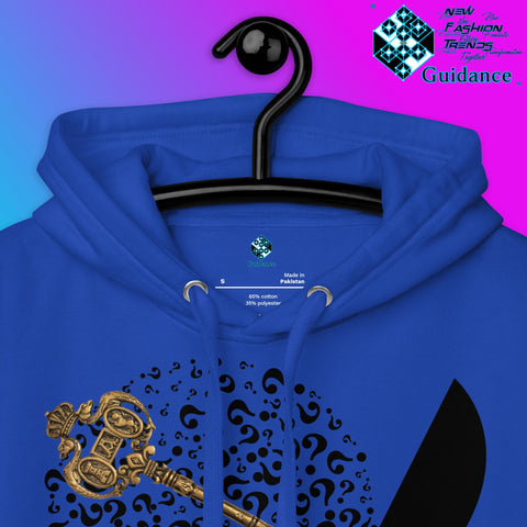 Key to Inquiry Hoodie with Curiosity Design by XGuidance Team Royal 13