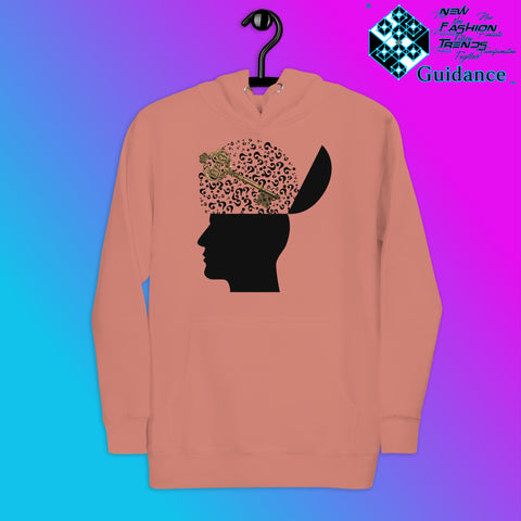 Key to Inquiry Hoodie with Curiosity Design by XGuidance Dusty Rose 3