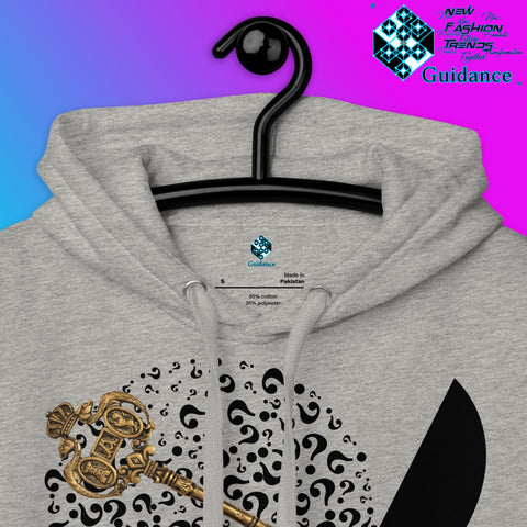 Key to Inquiry Hoodie with Curiosity Design by XGuidance Team Royal 9