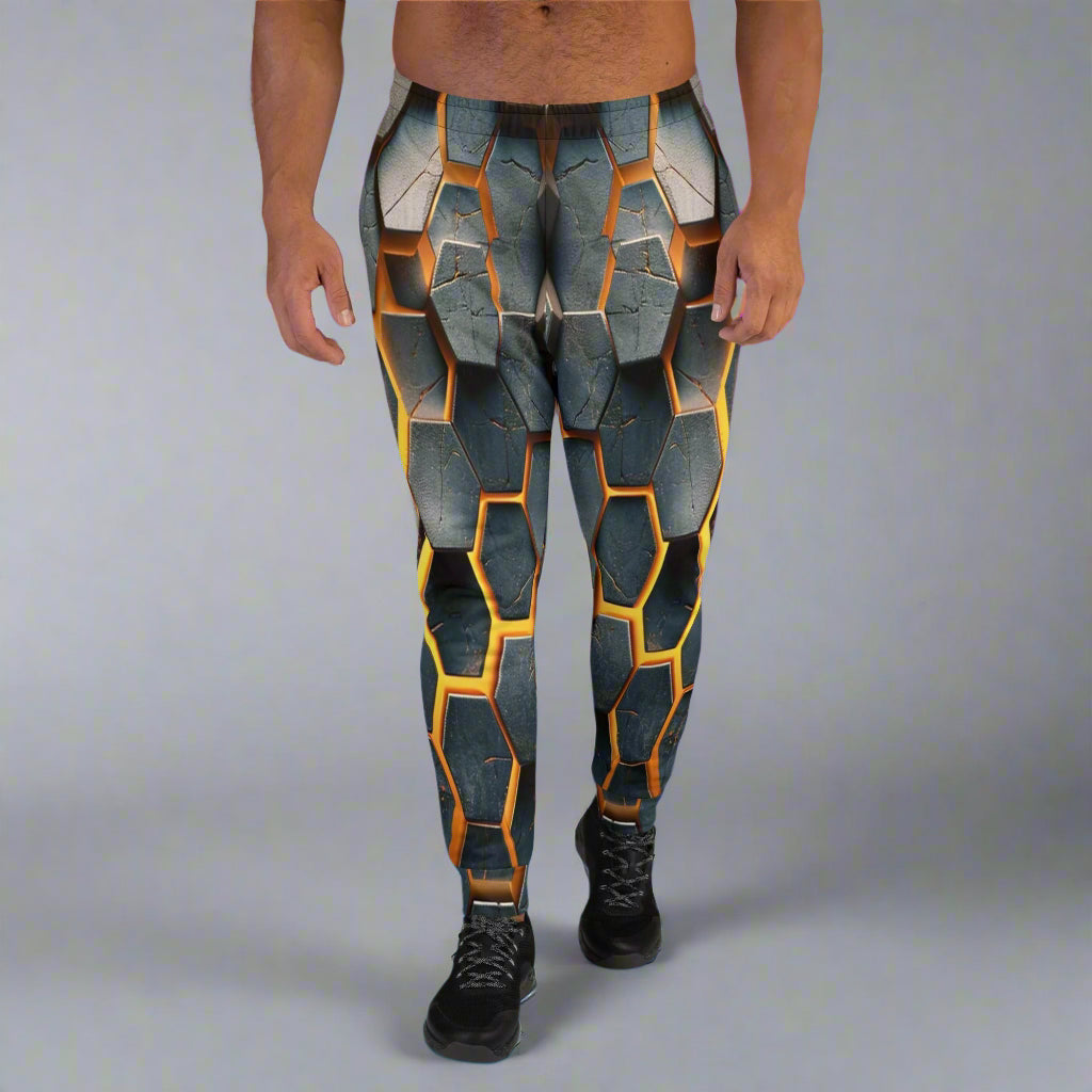 Lava Stone Guardian Joggers – Volcanic Energy Streetwear by XGuidance XS 1