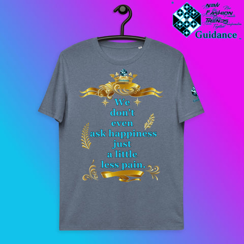 Less Pain T-Shirt T-Shirts by XGuidance Dark Heather Blue 12