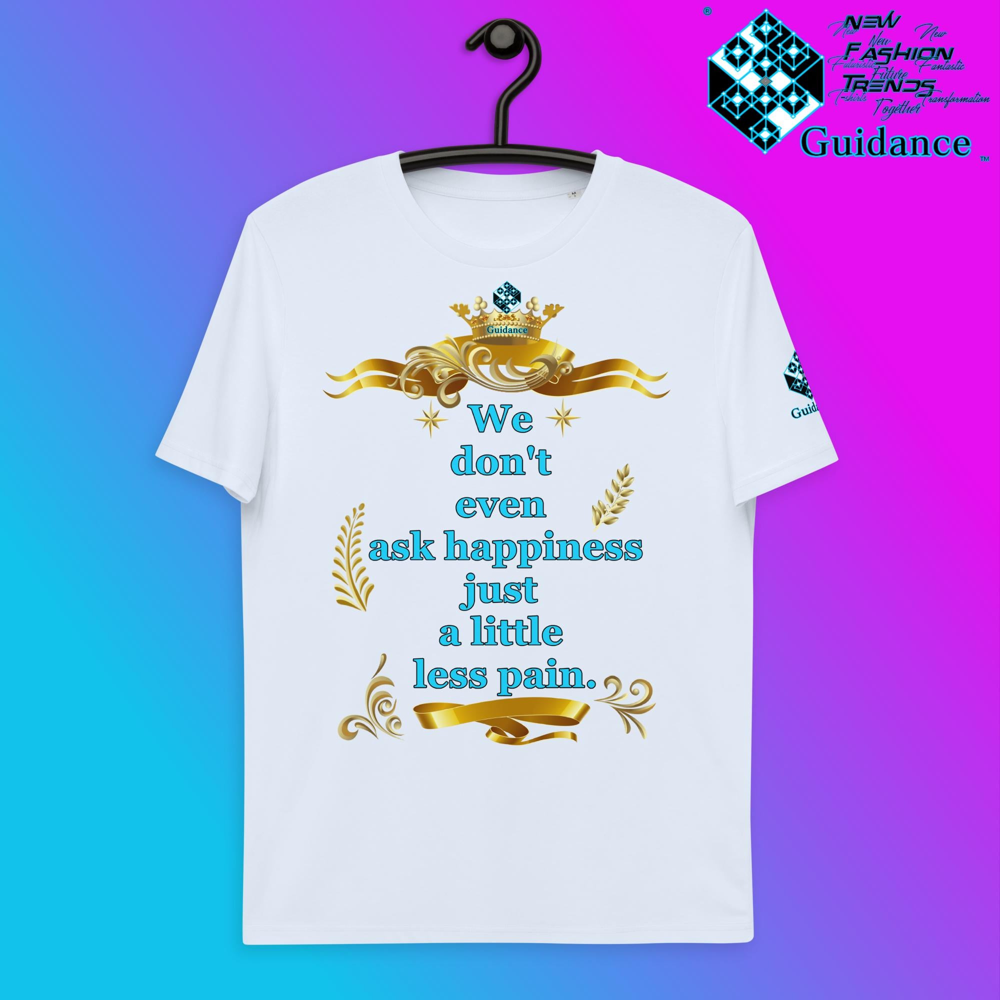 Less Pain T-Shirt T-Shirts by XGuidance Serene Blue 15