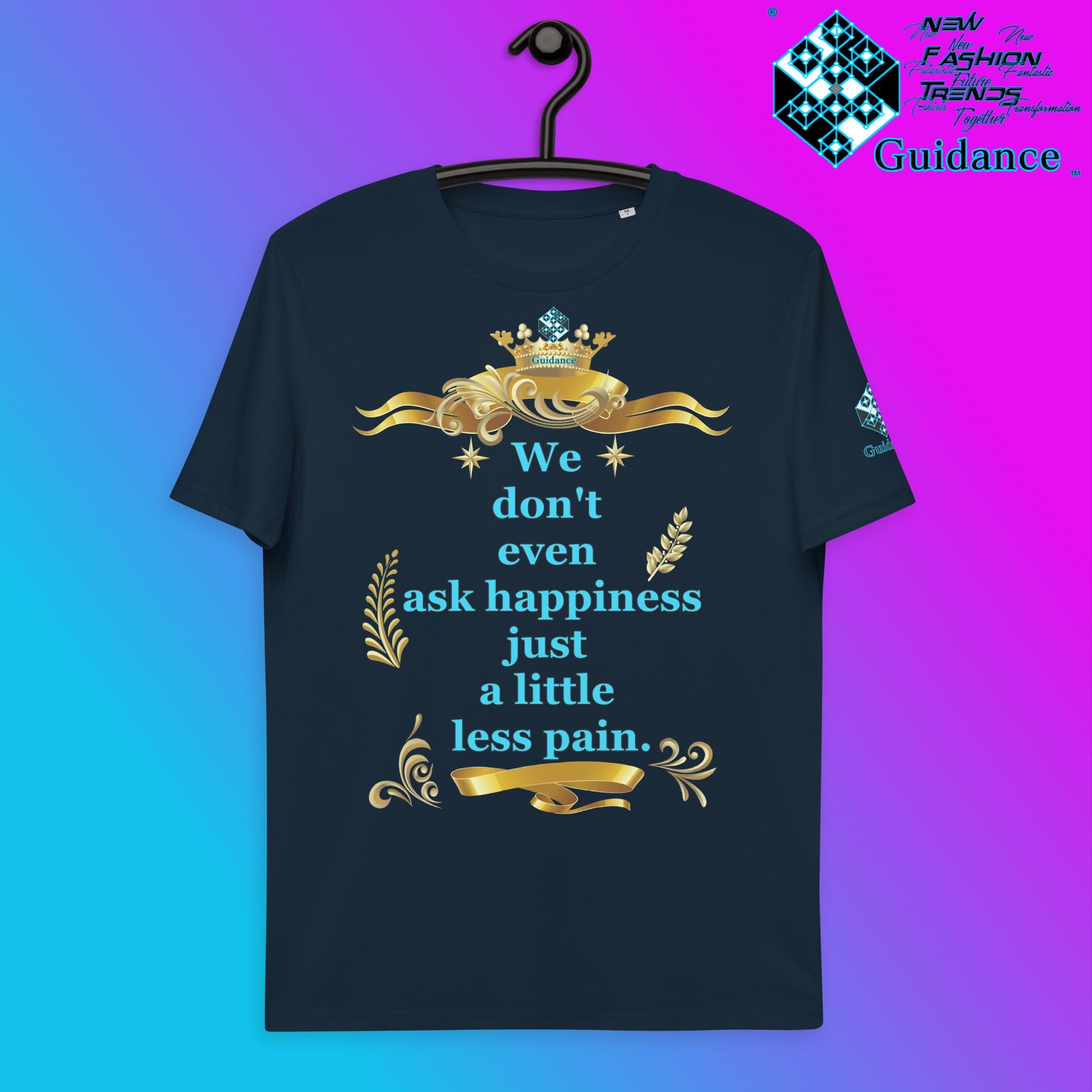 Less Pain T-Shirt T-Shirts by XGuidance French Navy 3