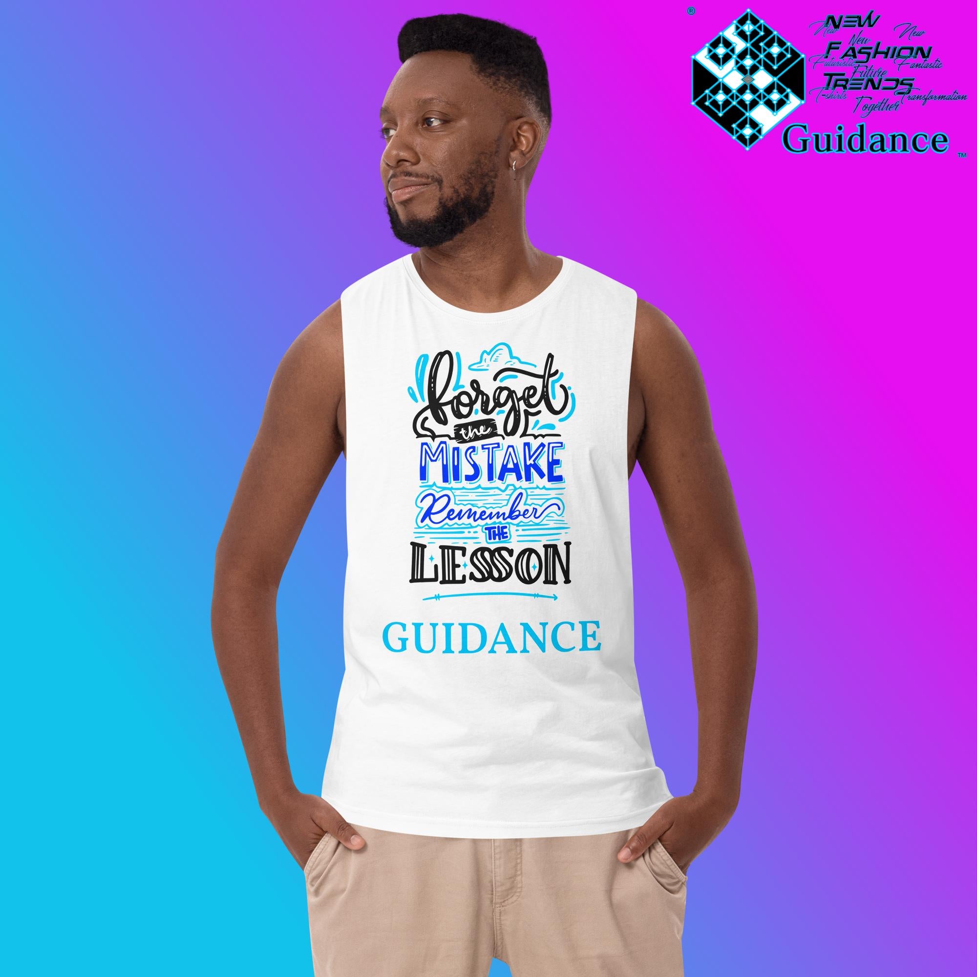 Lesson - Tank Tops Tank Tops by XGuidance White 4