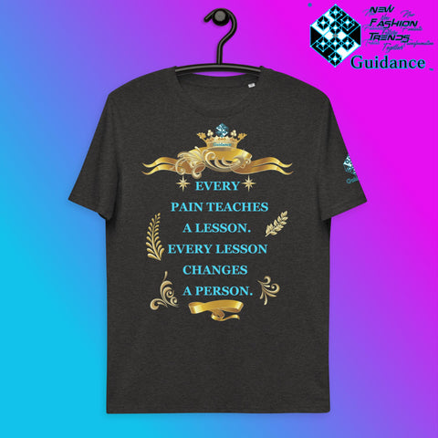 Lessons T-Shirt T-Shirts by XGuidance Dark Heather Grey 11