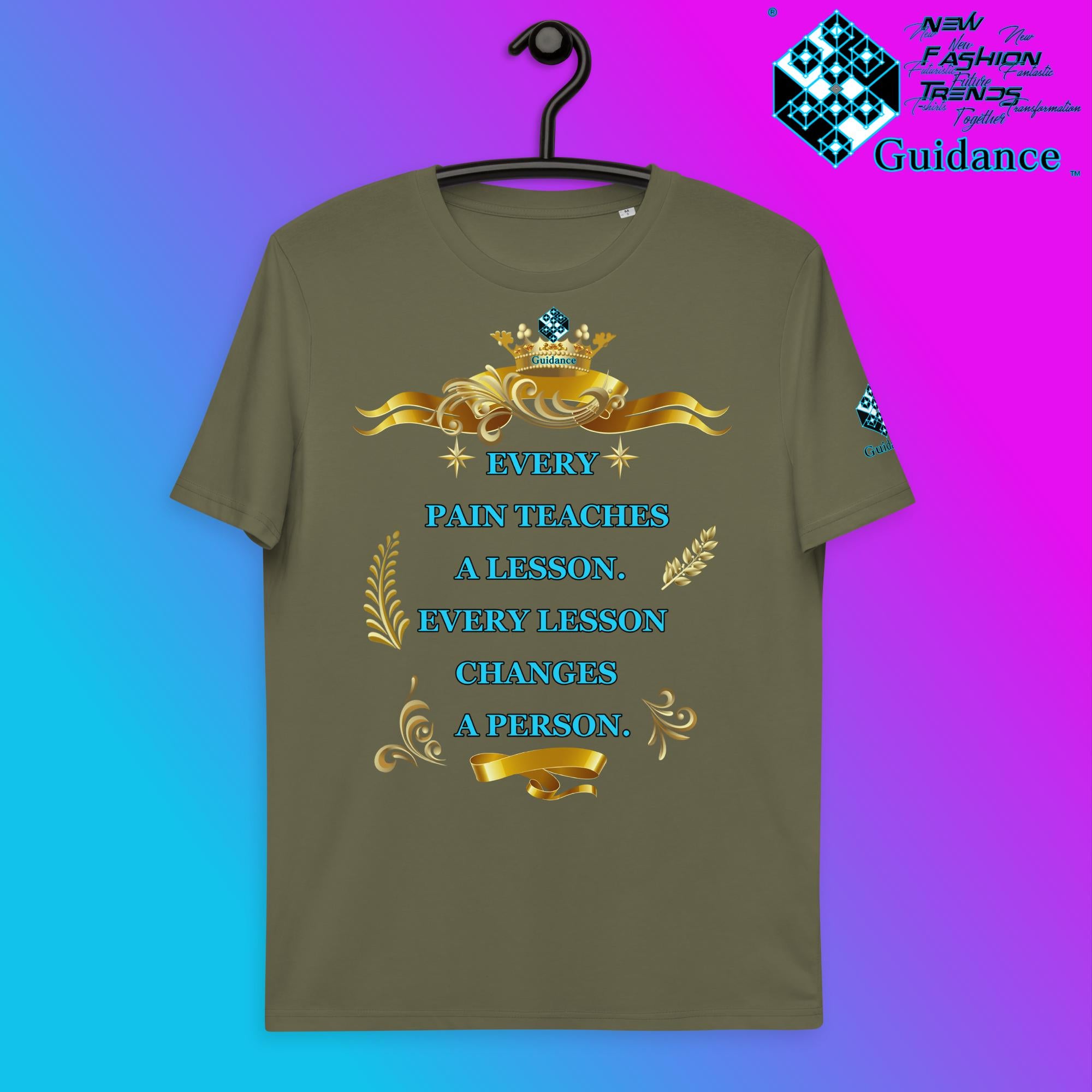 Lessons T-Shirt T-Shirts by XGuidance Khaki 14