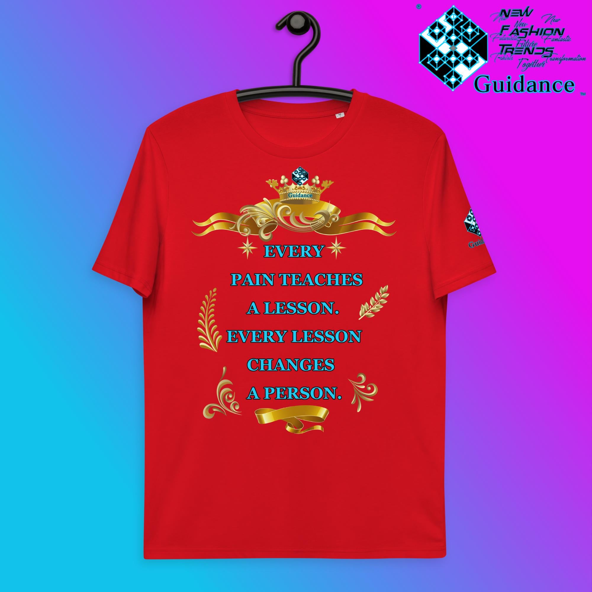 Lessons T-Shirt T-Shirts by XGuidance Red 5