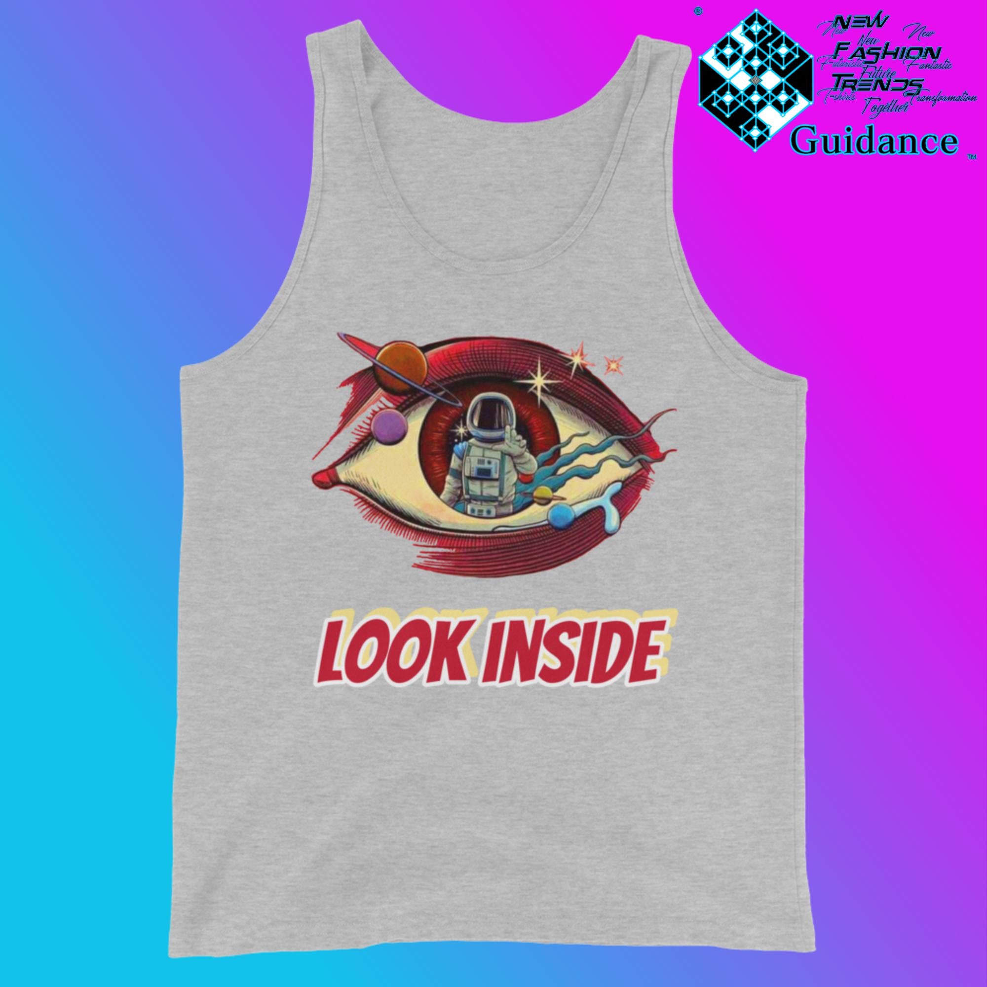 Look Inside - Tank Tops Tank Tops by XGuidance Athletic Heather 2