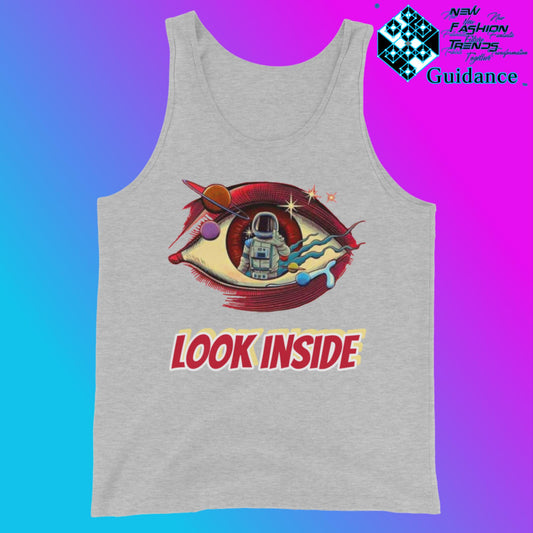 Look Inside - Tank Tops Tank Tops by XGuidance Athletic Heather 2