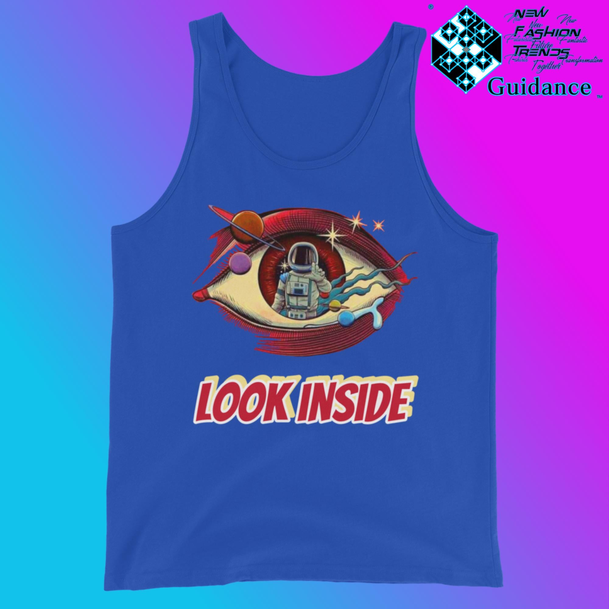 Look Inside - Tank Tops Tank Tops by XGuidance True Royal 3