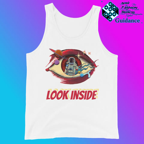 Look Inside - Tank Tops Tank Tops by XGuidance White 6