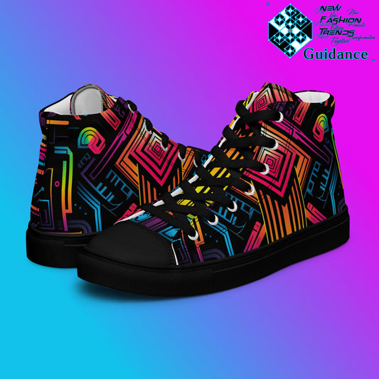 Luminary Nexus – Sneakers of Cosmic Wisdom Sneakers by XGuidance Black 2