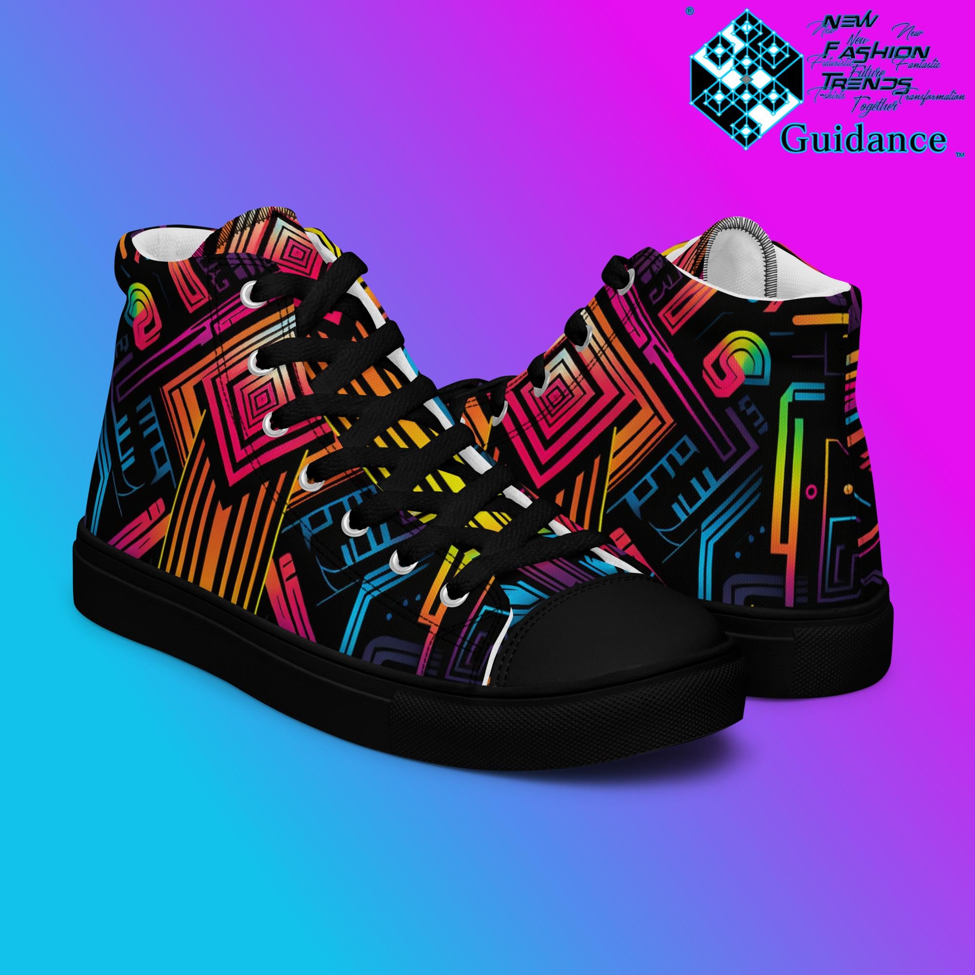 Luminary Nexus – Sneakers of Cosmic Wisdom Sneakers by XGuidance Black 8