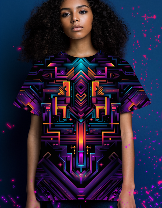 Luminous Ascent T-Shirt T-Shirts by XGuidance XS 2