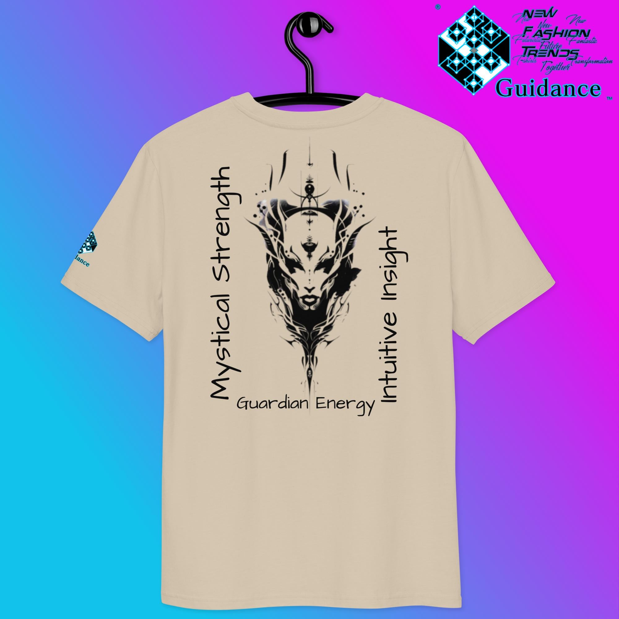 Lunar Protector T-Shirt – Wolf Spirit & Celestial Power by XGuidance Desert Dust 10