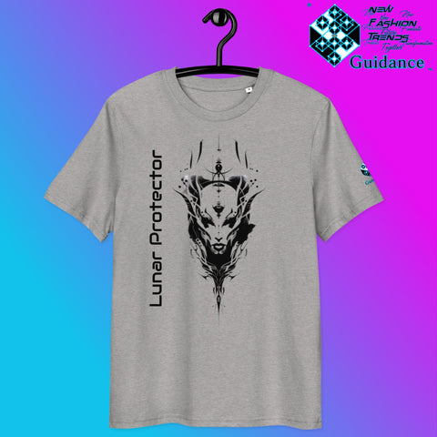 Lunar Protector T-Shirt – Wolf Spirit & Celestial Power by XGuidance Red 11