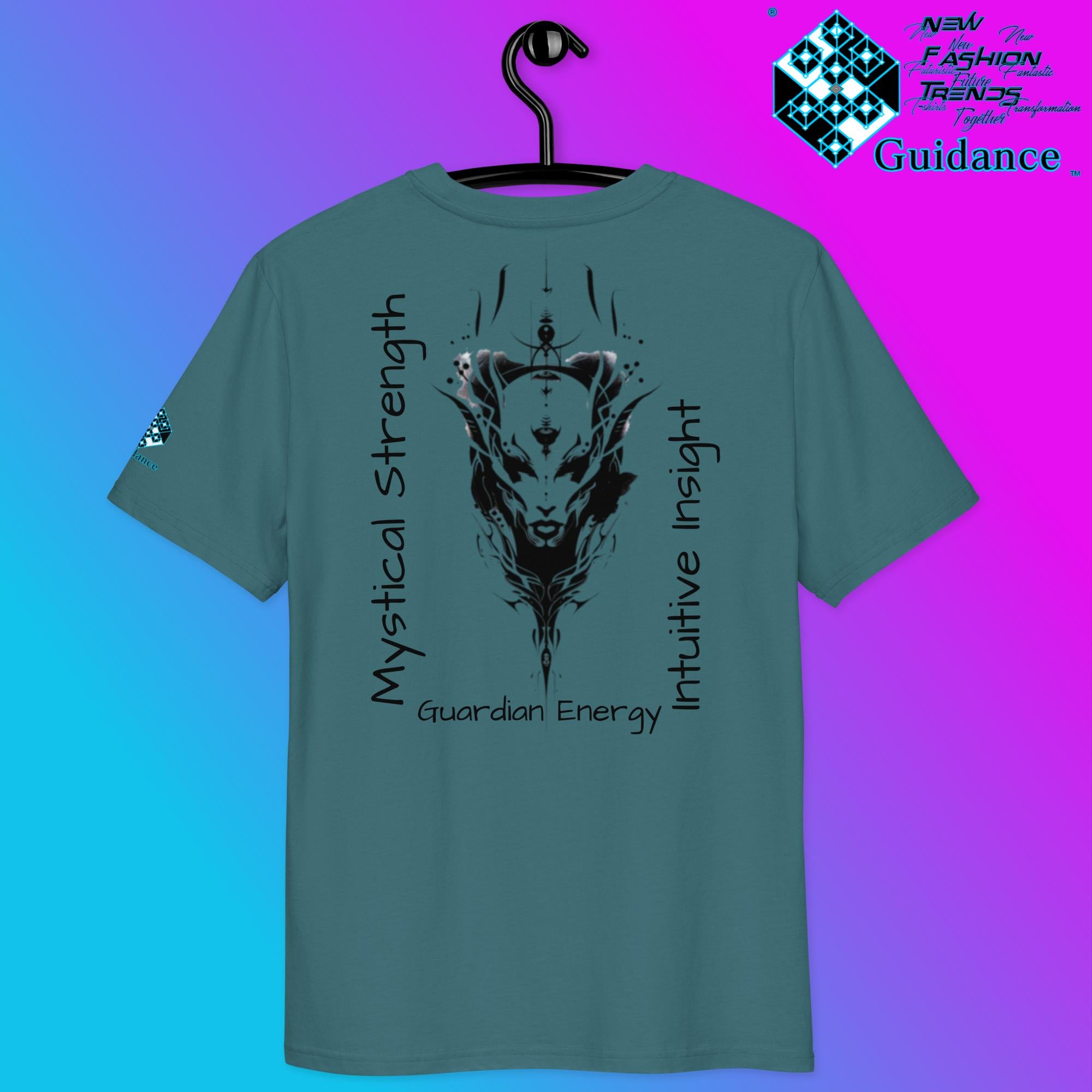 Lunar Protector T-Shirt – Wolf Spirit & Celestial Power by XGuidance Stargazer 20