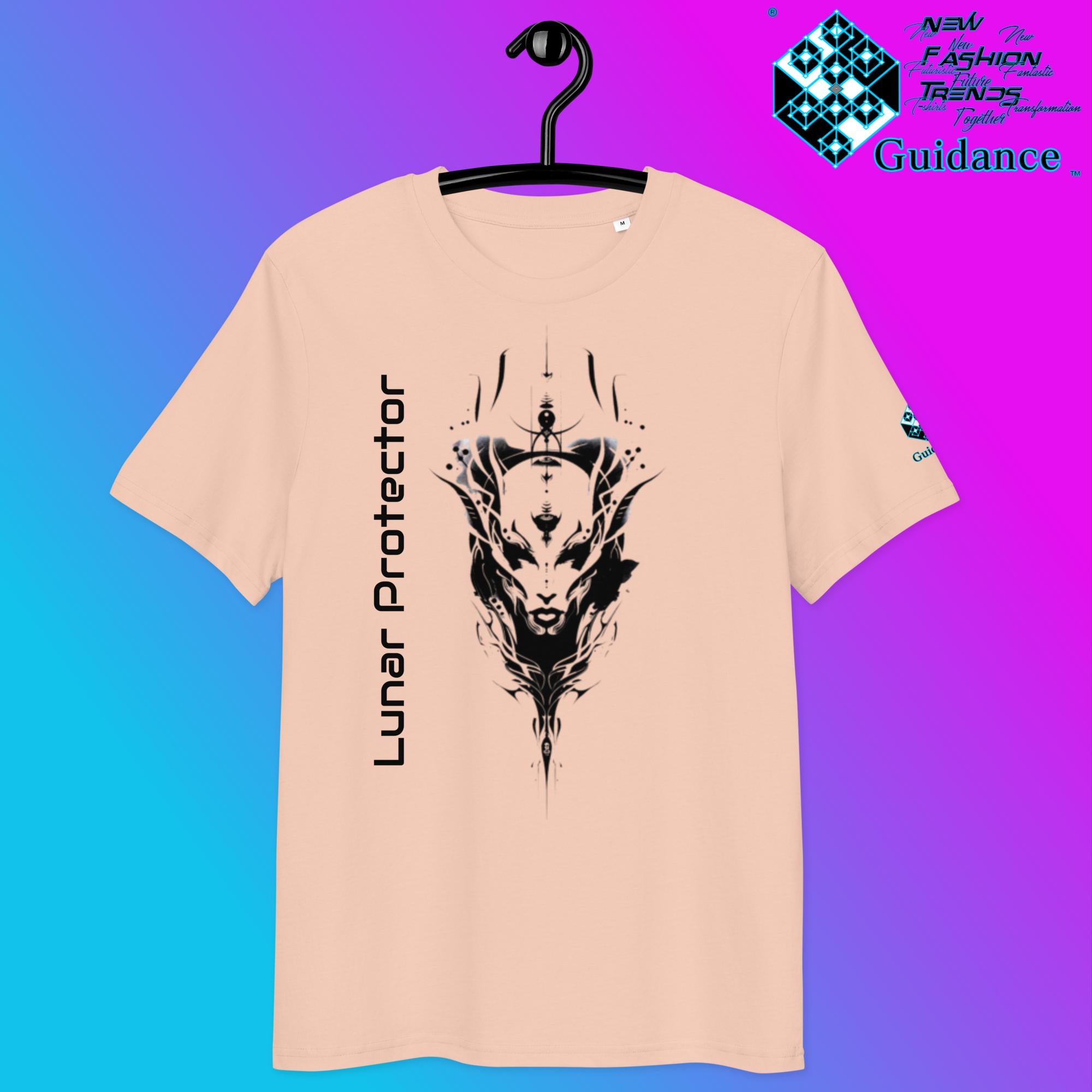 Lunar Protector T-Shirt – Wolf Spirit & Celestial Power by XGuidance Red 3