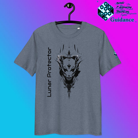 Lunar Protector T-Shirt – Wolf Spirit & Celestial Power by XGuidance Red 7
